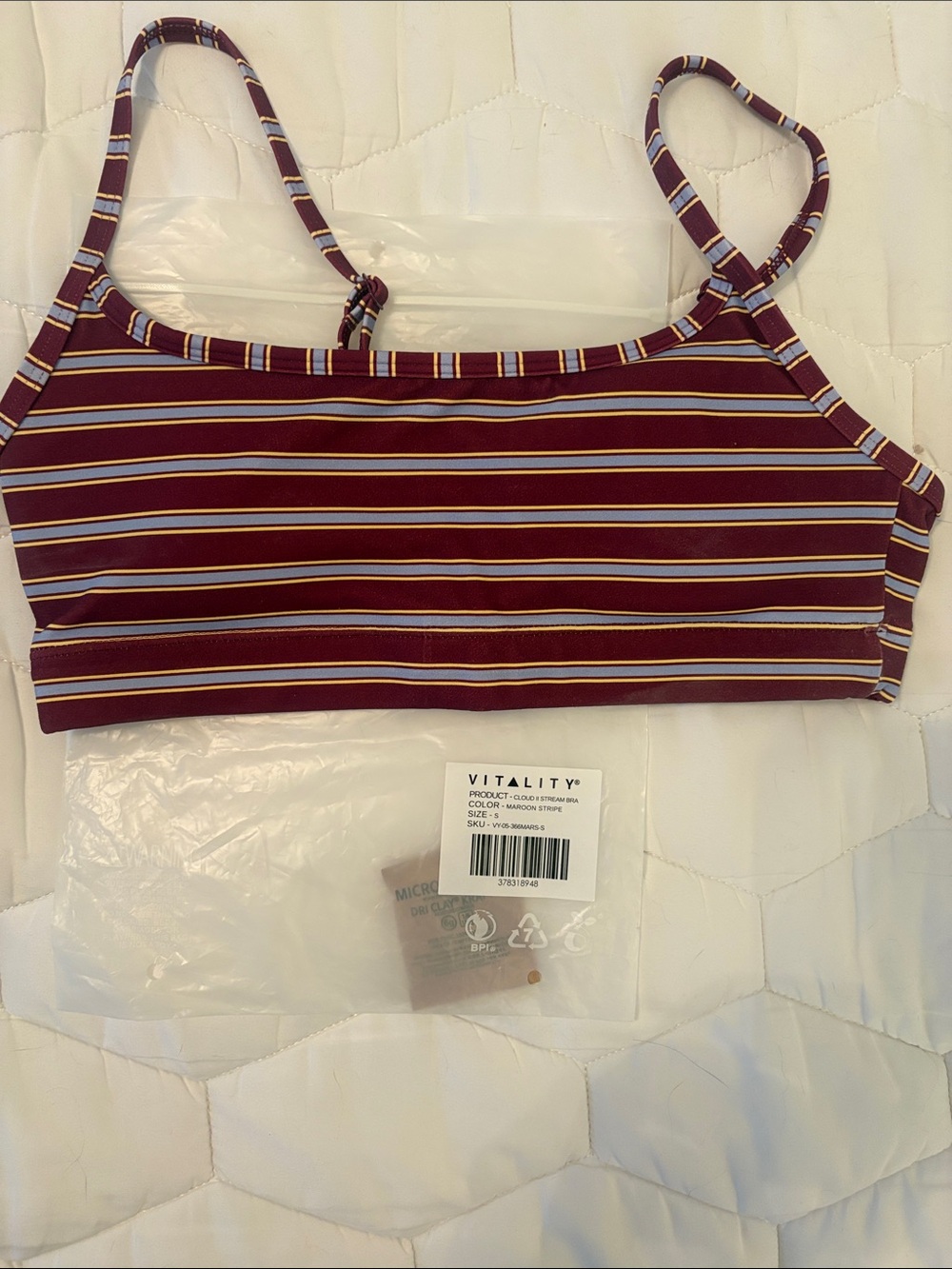 Vitality cloud II stream bra. Small